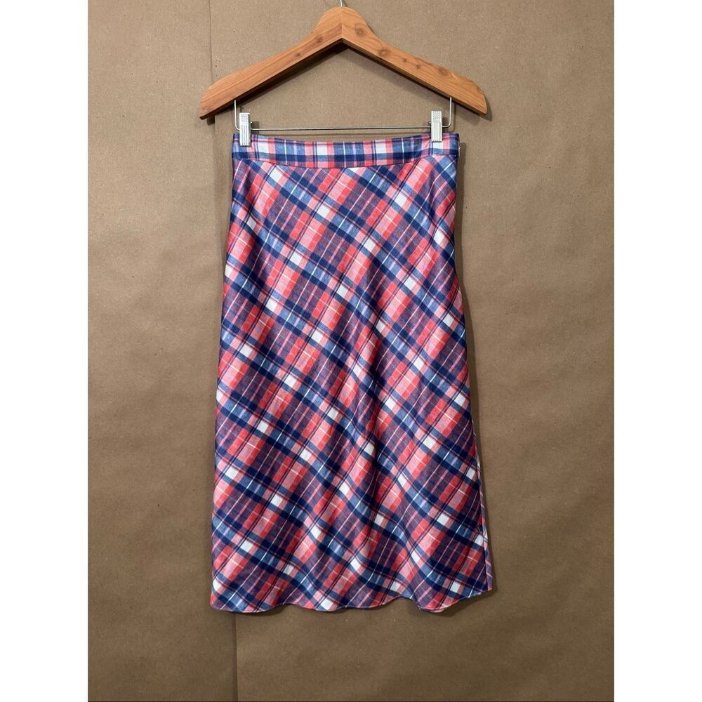 Hutch Anthropologie Plaid‎ Midi Skirt